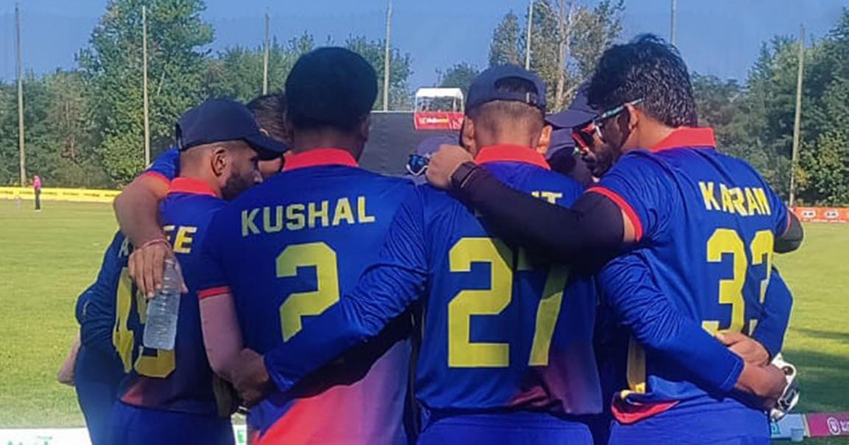 लिग-२ एकदिवसीय सिरिजमा अमेरिकासँग आज प्रतिष्पर्धा गर्दै नेपाल