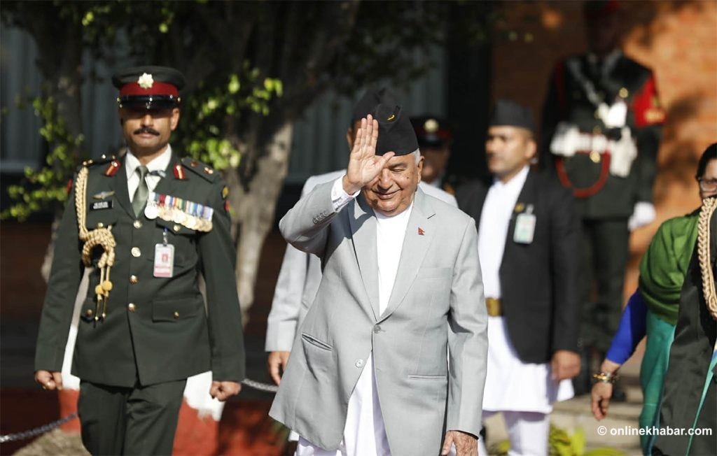 आज अपराह्न राष्ट्रपति पौडेल राष्ट्रपति पौडेल स्वदेश फर्कदै