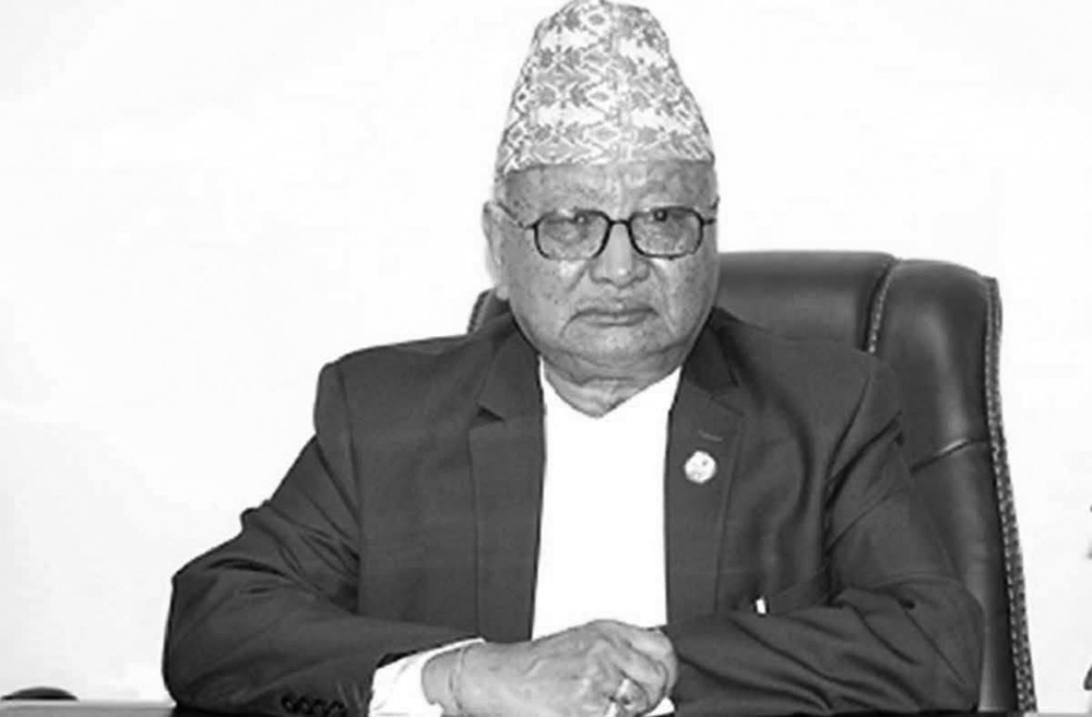 नेपाली कांग्रेसका वरिष्ठ नेता गोपालमान श्रेष्ठको निधन, बुधबार पार्टी कार्यालयमा श्रद्धाञ्जली